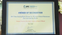 VPBank nhận giải thưởng “Ngân hàng phát hành tốt nhất khu vực Đông Á - Thái Bình Dương cho doanh nghiệp do phụ nữ làm chủ” 